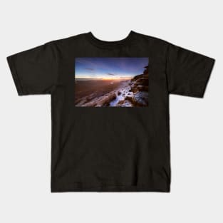 Upper Neuadd Reservoir from Bwlch Duwynt, Brecon Beacons National Park, Wales Kids T-Shirt